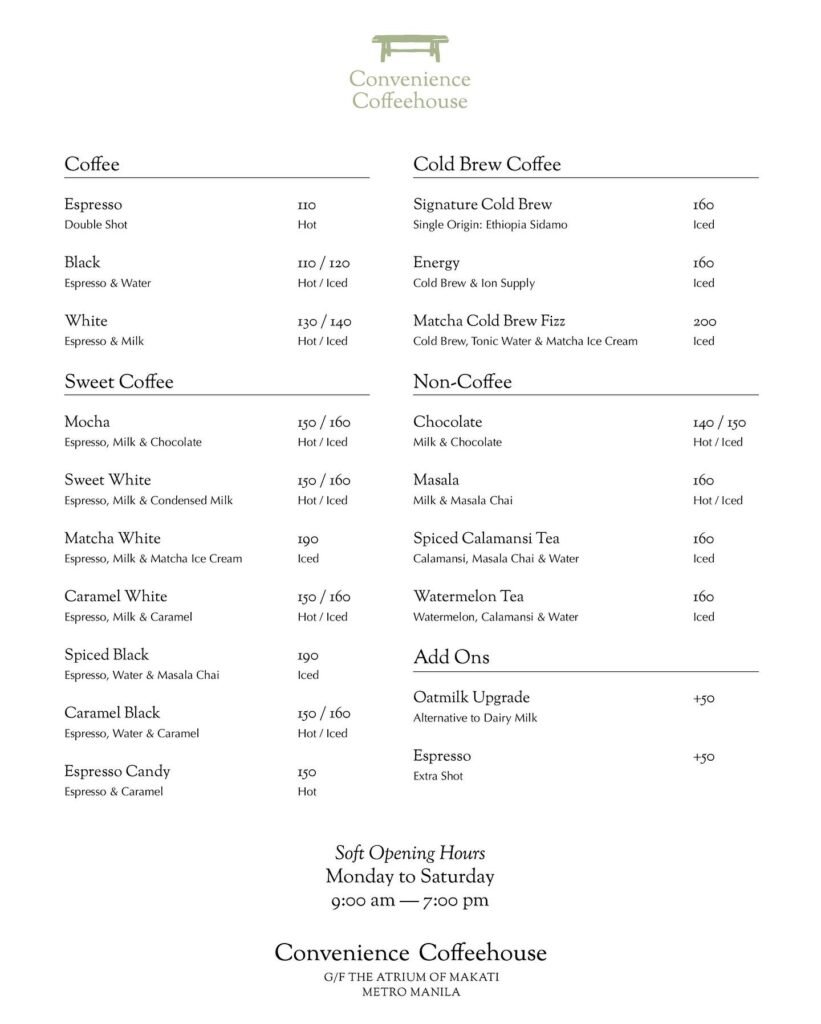 Convenience Coffeehouse