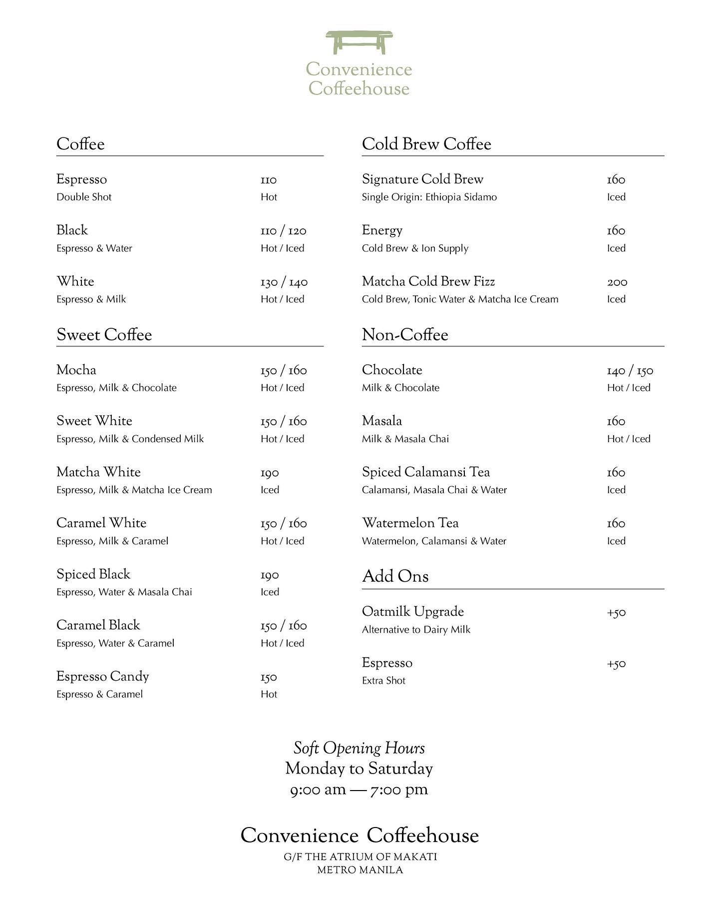 Convenience Coffeehouse