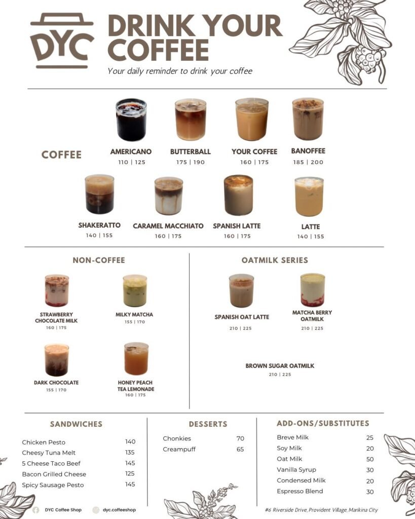 DYC Coffee Shop Marikina 1