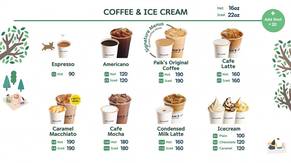 Paik’s Coffee – SM Manila 10